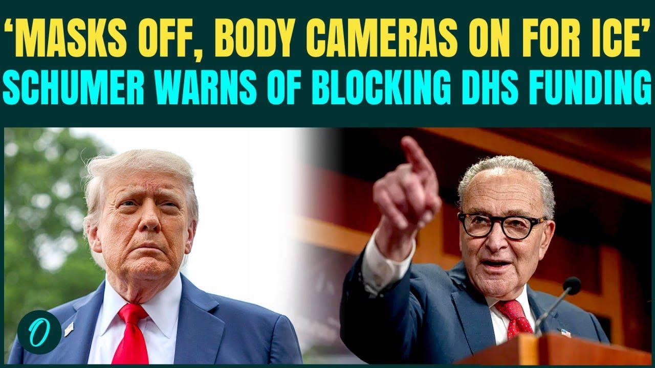 VIDEO: Chuck Schumer DEMANDS Accountability From ICE Agents Under Trump; WARNS to Block DHS Funding