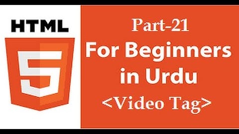 HTML (Video Tag) Tutorial Part-21 | TECH WEP