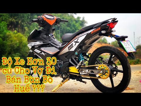 Exciter 150 Độ 29+5 | Bikers Huế Đầu Tư Hơn 30Tr Độ Ex150 Bánh Bé Cho Vợ Đi Bán Bún Bò Huế | LLVL