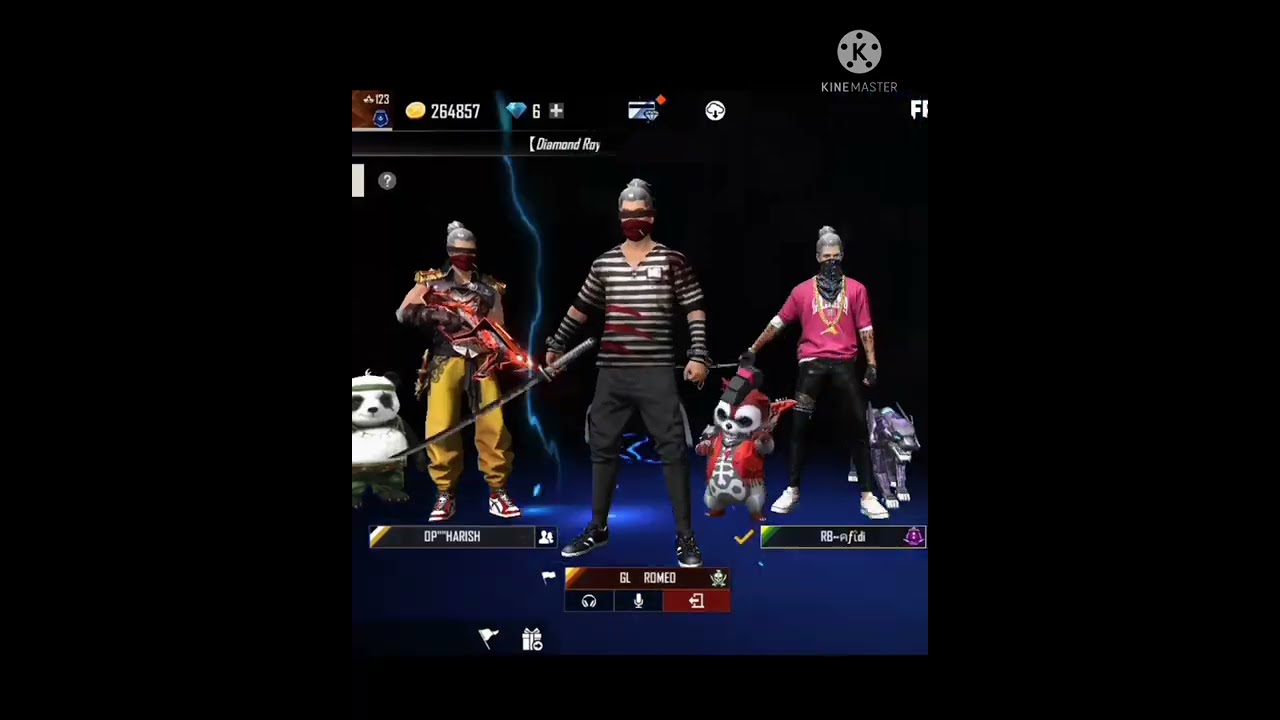 Free Fire Evo gun emote hip hop bundle AK Max ❤️ XM8 MAX 