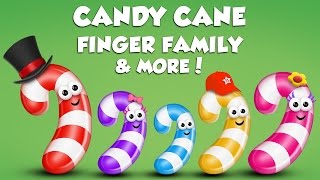 Candy Cane Finger Family Collection | Top 10 Finger Family Collection | Finger Family Songs