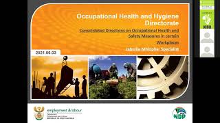 COVID 19 directions & basic ventilation requirements