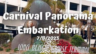 CARNIVAL PANORAMA EMBARKATION 7/8/23 | RECAP OF EXPERIENCE & DELUXE OCEANVIEW CABIN TOUR