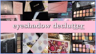 EYESHADOW DRAWER DECLUTTER PART 2 | 2021 In depth makeup collection declutter