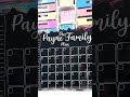 Large Cricut Acrylic Calendar