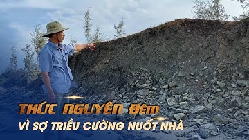 Người dân Quảng Ngãi thức nguyên đêm vì sợ triều cường nuốt mất nhà