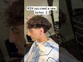 pov you need a new barber 💈#barber #haircut #hairstyle