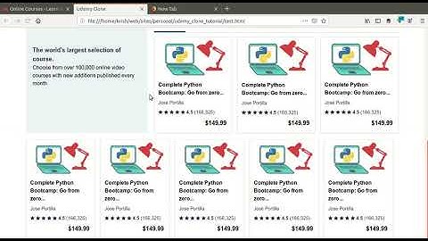 Udemy Home Page Clone: Live Coding using Tailwind CSS. [ Part 7 ]