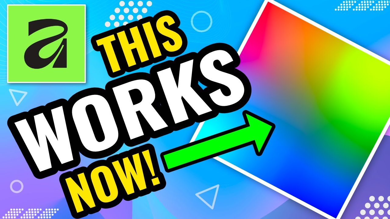 Как использовать сетчатые градиенты в Affinity!