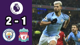 Manchester City vs Liverpool (2-1) | Extended Highlights and Goals - Premier League 2018/19 (HD)