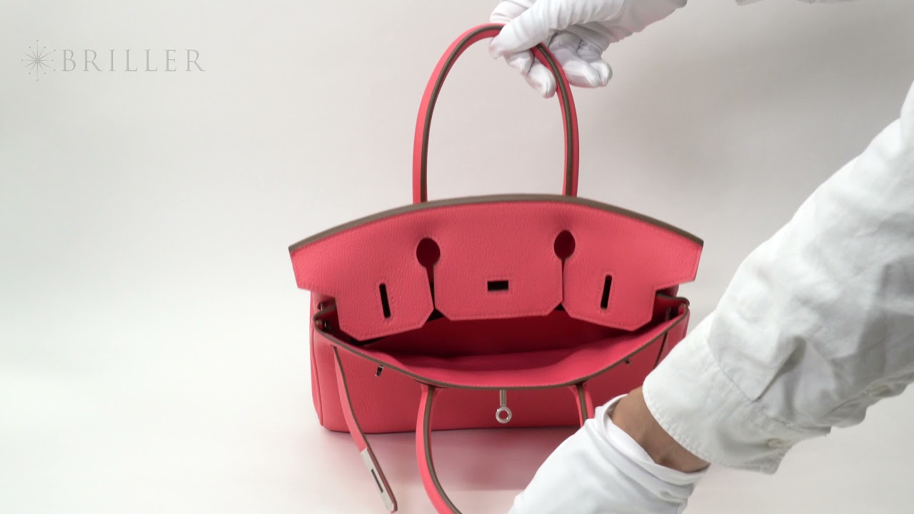 HERMES バーキン バーキン 30 トゴ ローズリップスティック シルバー 