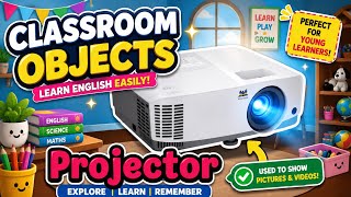 Classroom Objects|School Supplies|Vocabulary For Kids|Educational Channel|ESL