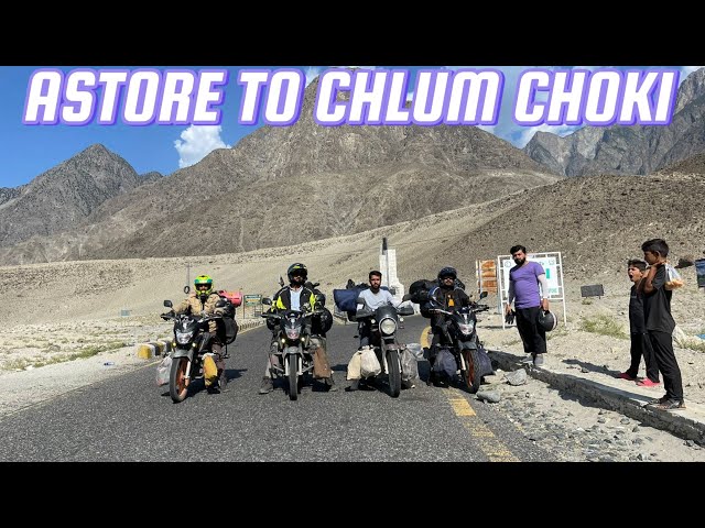 MINIMARG & KHUNJRAB PASS SERIES (ASTORE TO CHLUM .EP3) BIKE TOUR NORTHERN AREAS.