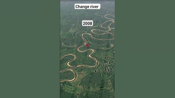 Changing the river bed time lapse