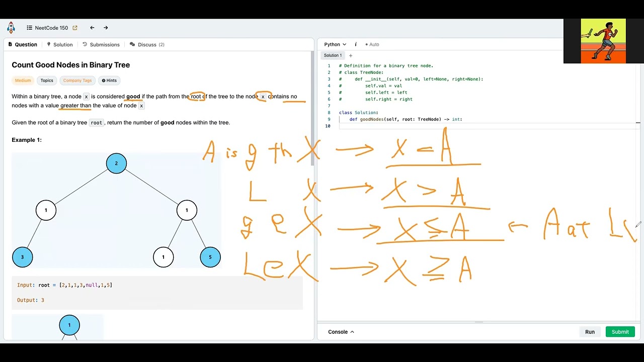Count Good Nodes in Binary Tree