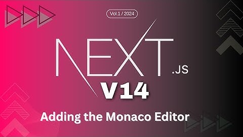 Next JS 2024 : 28 - Adding the Monaco Editor #nextjs Rich text editor