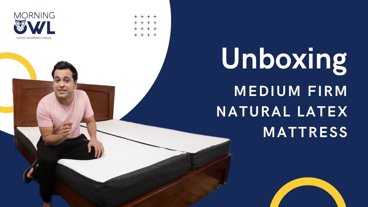 Morning Owl™ Medium Firm Natural Latex Mattress Best Mattress For a