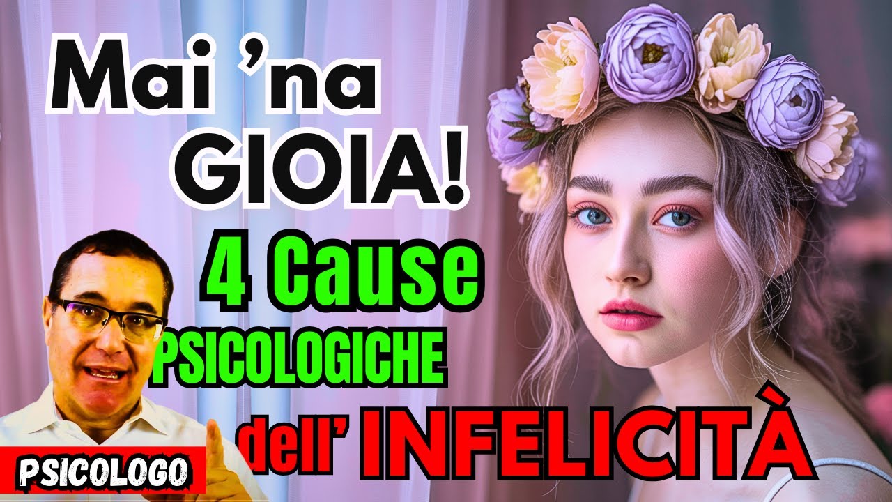 Perché Siamo Sempre Infelici?😟 4 Cause Psicologiche da Conoscere Subito