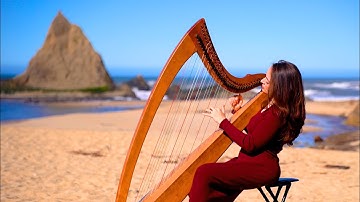 1 Hour of Relaxing Ocean Harp Music I Sarah Bhalla