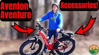 Aventon Aventure Accessories FULL List: Seat, Mirror, Alarm, Lock, Horn and more!