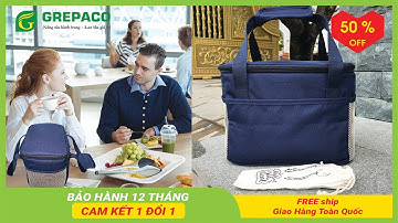 Túi Đựng Hộp Cơm Văn Phòng Giữ Nhiệt Nhiều Ngăn Mẫu Cao Cấp Size Lớn