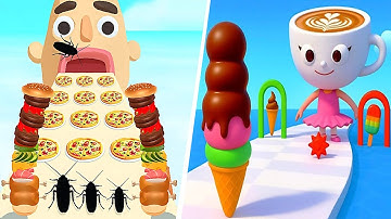 Sandwich Run 🆚 Stacky Ice Cream Runner🧿🌺🌈Walkthrough Android IOS 2025 New Update Gameplay 777798
