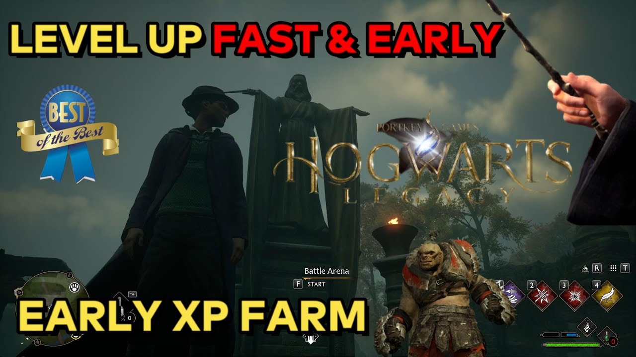 Level Up FAST and EARLY in Hogwarts Legacy - 1 of The BEST XP Farms