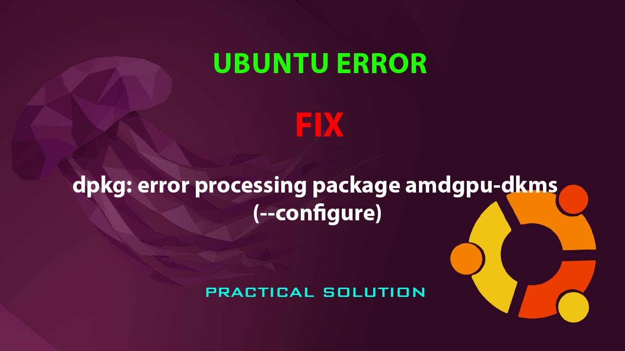 Error processing package