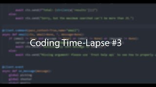 Coding Time-Lapse #3 (Making an email command) | PYTHON