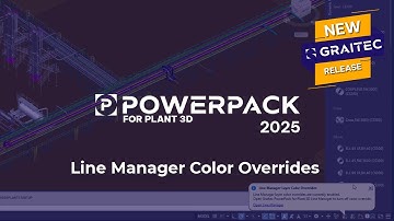 PowerPack for Plant 3D - Line Manager Color Overrides