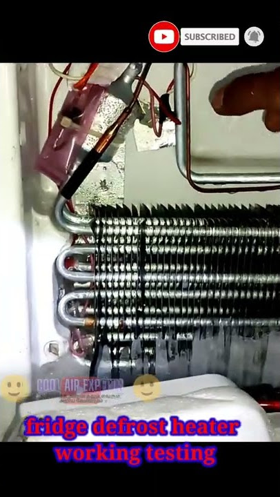 fridge defrost heater checking and testing | #shorts | cool air experts