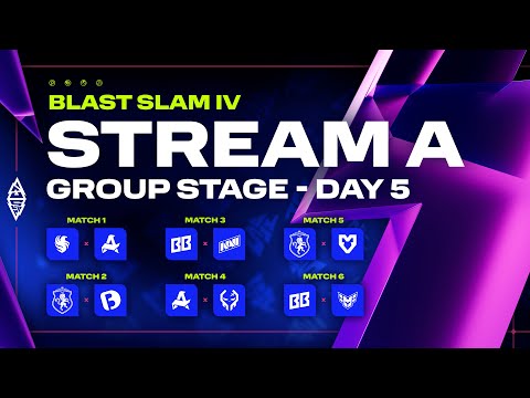 BLAST Slam IV, Group Stage, Day 5: Stream A - Dota 2 LIVE
