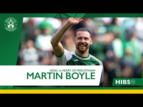 Alternative Angle: Martin Boyle&#39;s Late Equaliser vs Hearts | Edinburgh Derby | cinch Premiership