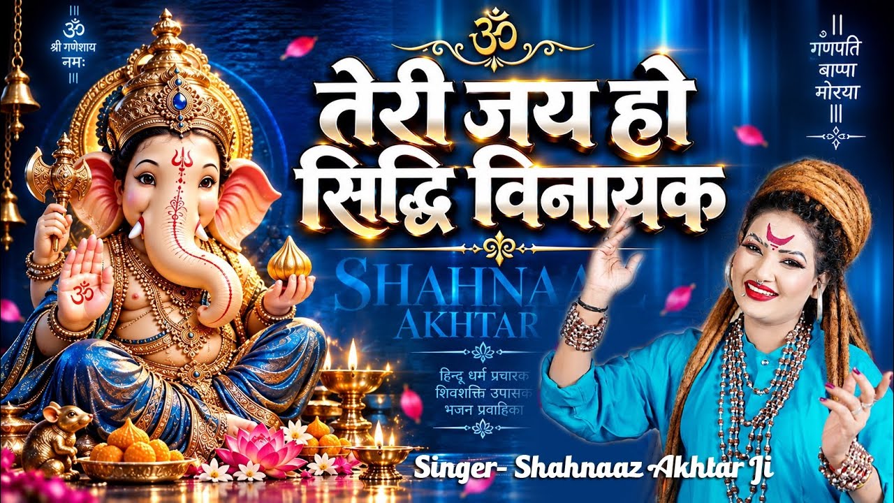 तेरी जय हो सिद्धिविनायक देवा | Shahnaaz Akhtar | गणेश चतुर्थी विशेष भजन  | Ganpati Bhajan
