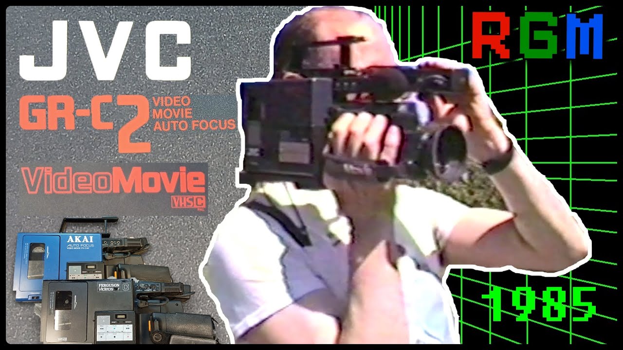 The JVC GR-C2 VHS-C Camcorder from 1985 Test review and a look at some of its Clones and a tare down