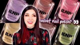 Velvet nail polish?! ILNP Velvet Spring 2024 Collection Swatch and Review || KELLI MARISSA