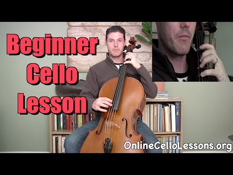 Beginner Cello Lesson Part 1 How to Hold the Cello and Left Hand Setup