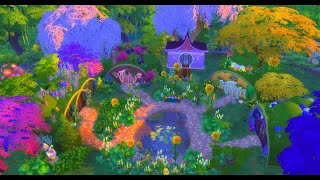 Sims 4 Build Stream Hobbit House Fairy Village | Lofi and Chill