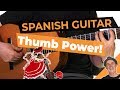 Spanish Flamenco Guitar Lesson  |  Fun Thumb Exercise