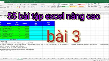 30 bài tập excel nâng cao có lời giải bài 3