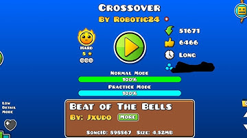 Crossover by Robotic24 [All coins] | Geometry Dash