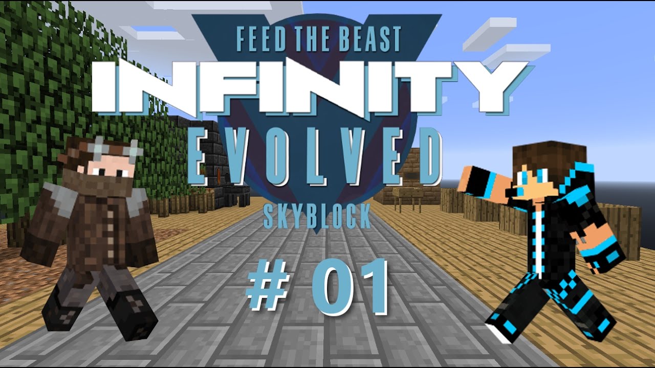 FTB Infinity Skyblock Fr épisode 1 - YouTube