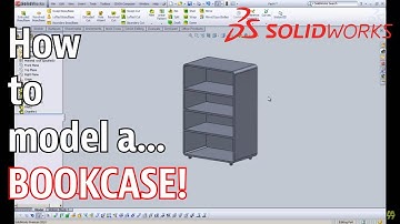 Solidworks Basic Training Tutorial - Creating a Bookcase