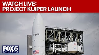 LIVE: Amazon's Project Kuiper rocket launch today