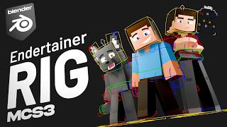 Endertainer Rig MCS3 | A Character Rig for Blender