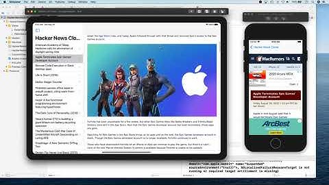 Multiplatform Hacker News Clone SwiftUI: App Demo