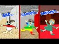 I Made Playtime Cry over and over In Different Versions of Baldi's Basics...