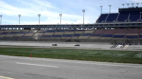 Bob Shadowens driving the 2 car at Kentucky Speedway