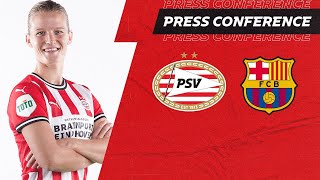 Pre-match press conference PSV Vrouwen - FC Barcelona #UWCL
