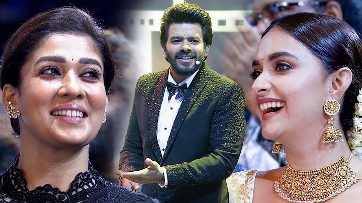 Nayanthara & Keerthy Suresh Can't Contain Their Laughter at Sudigali Sudheer's Funniest Moments